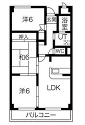 グレイスコート北条の物件間取画像